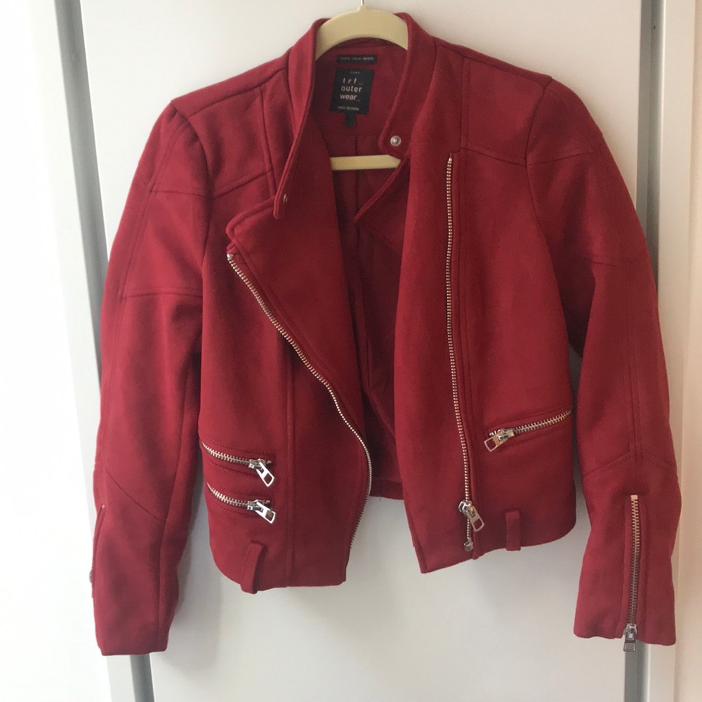 Red Motorcycle Jacket